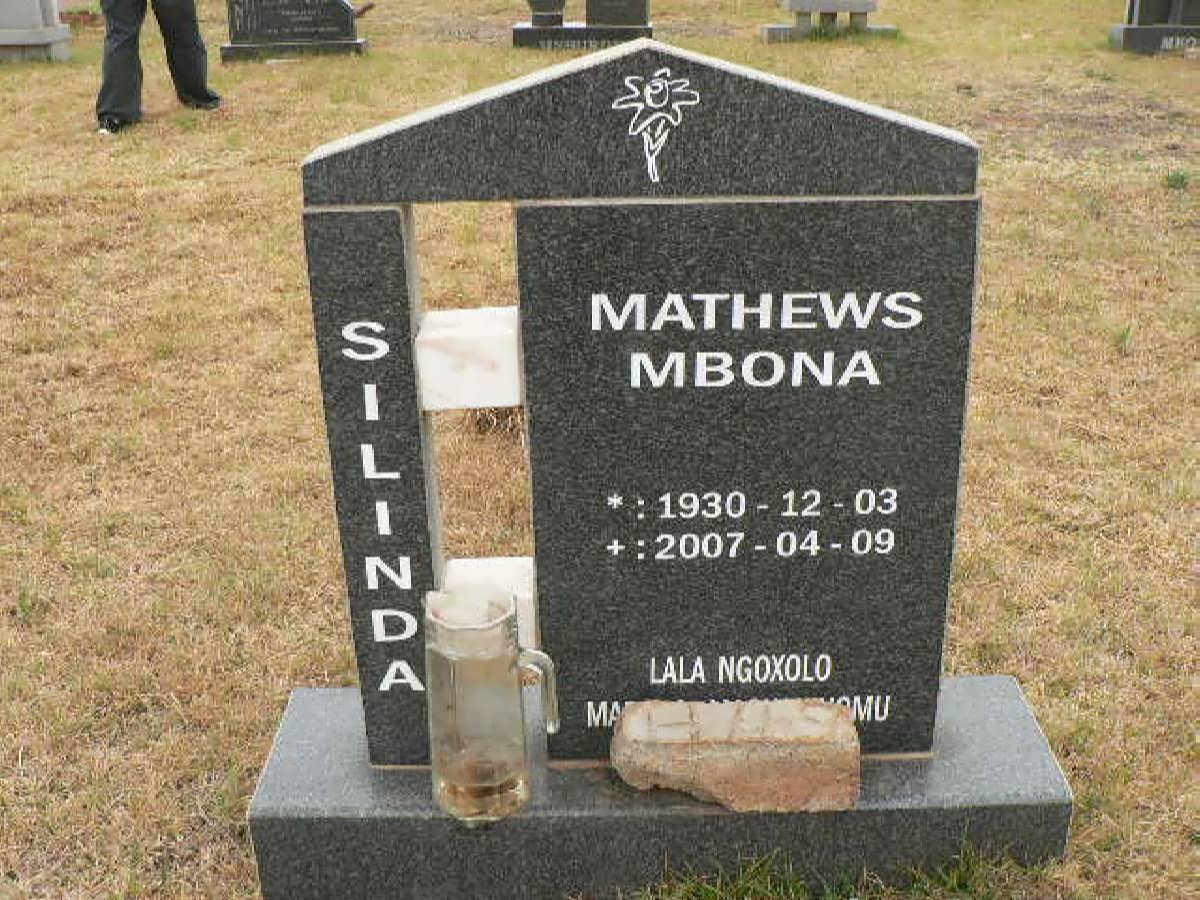 SILINDA Mathews Mbona 1930-2007