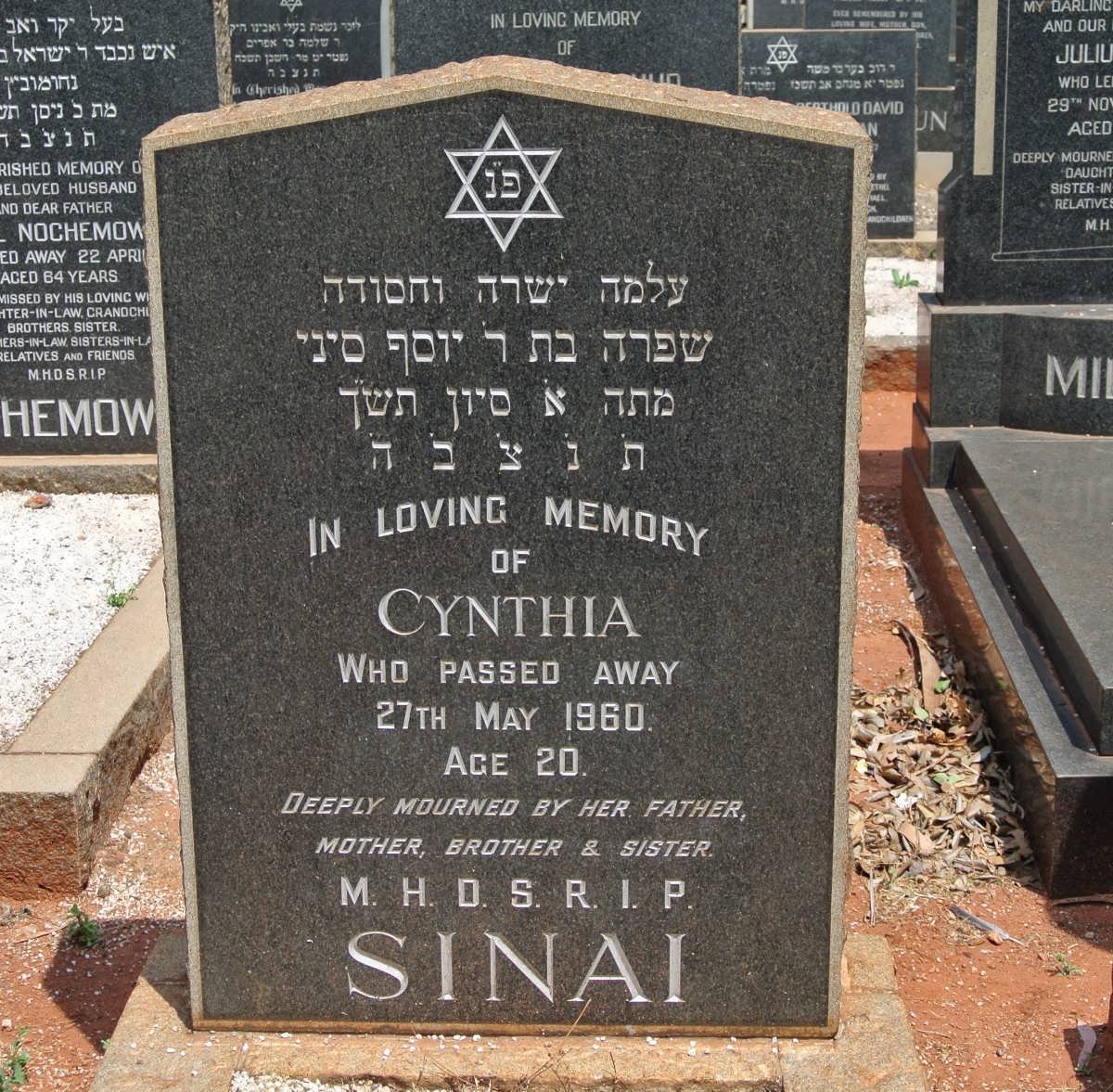 SINAI Cynthia  -1960