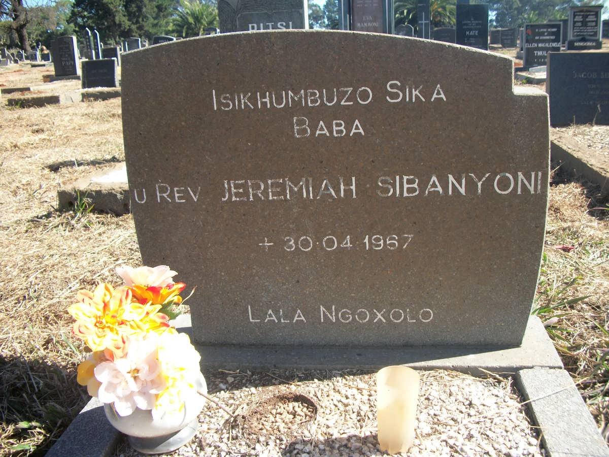 SIBANYONI Jeremiah -1967