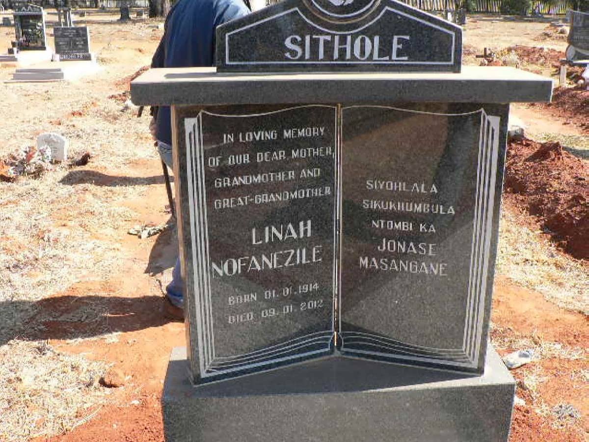 SITHOLE Linah Nofanezile 1914-2012