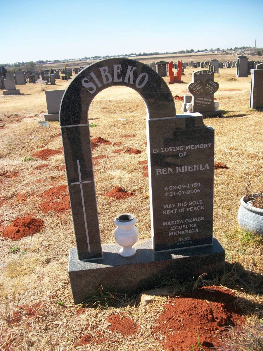 SIBEKO Ben Khekla 1959-2006