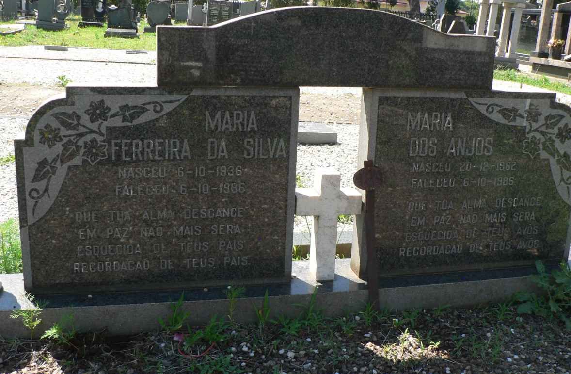 SILVA Maria Ferreira, da 1936-1986 :: ANJOS Maria, dos 1962-1986