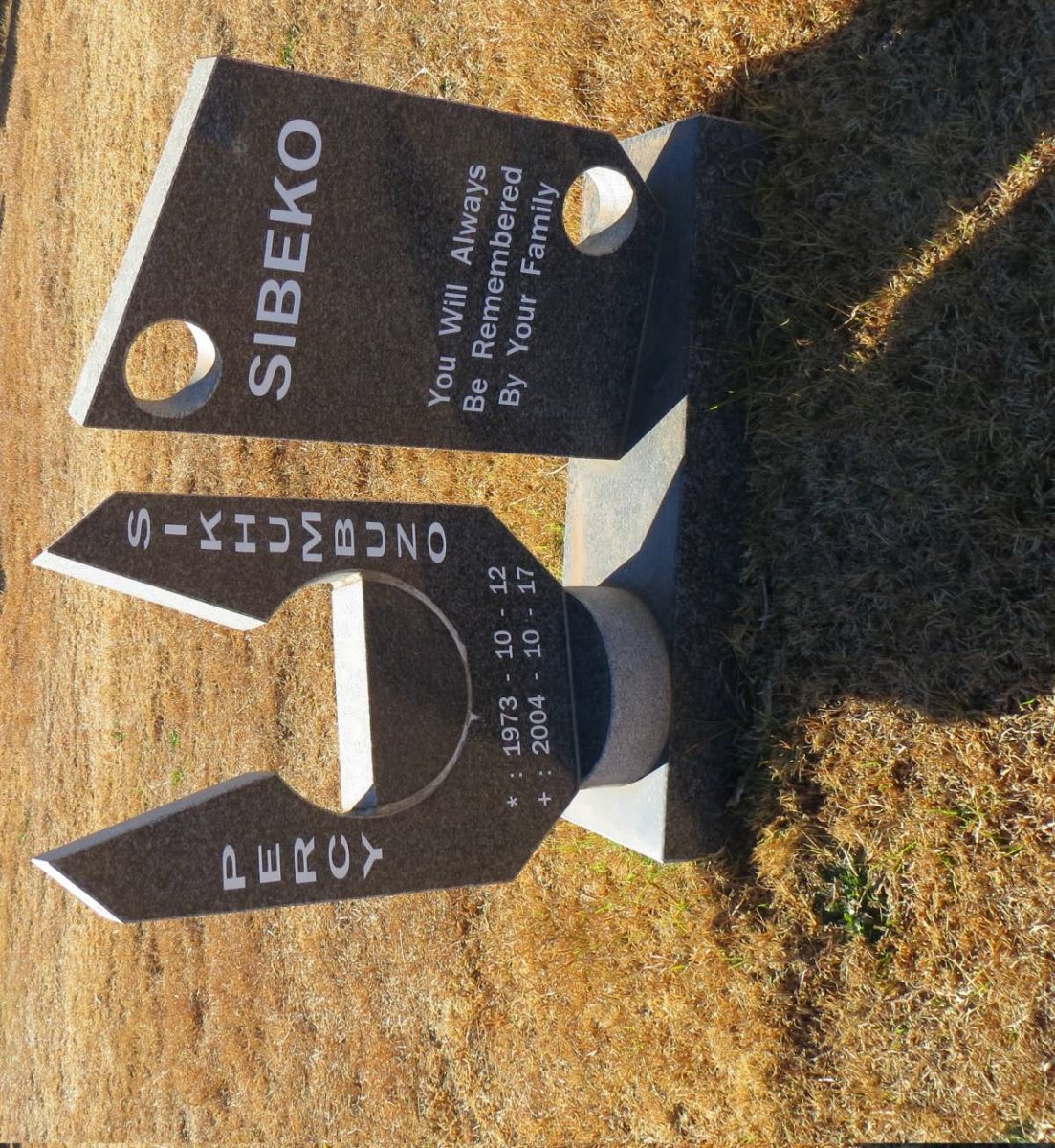 SIBEKO Percy Sikhumbuzo 1973-2004