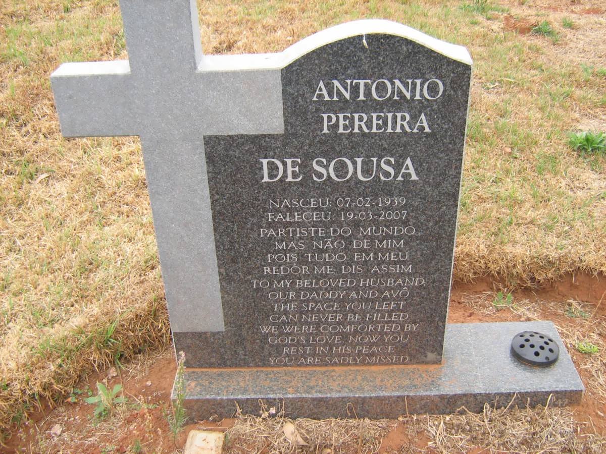 SOUSA Antonio Pereira, de 1939-2007