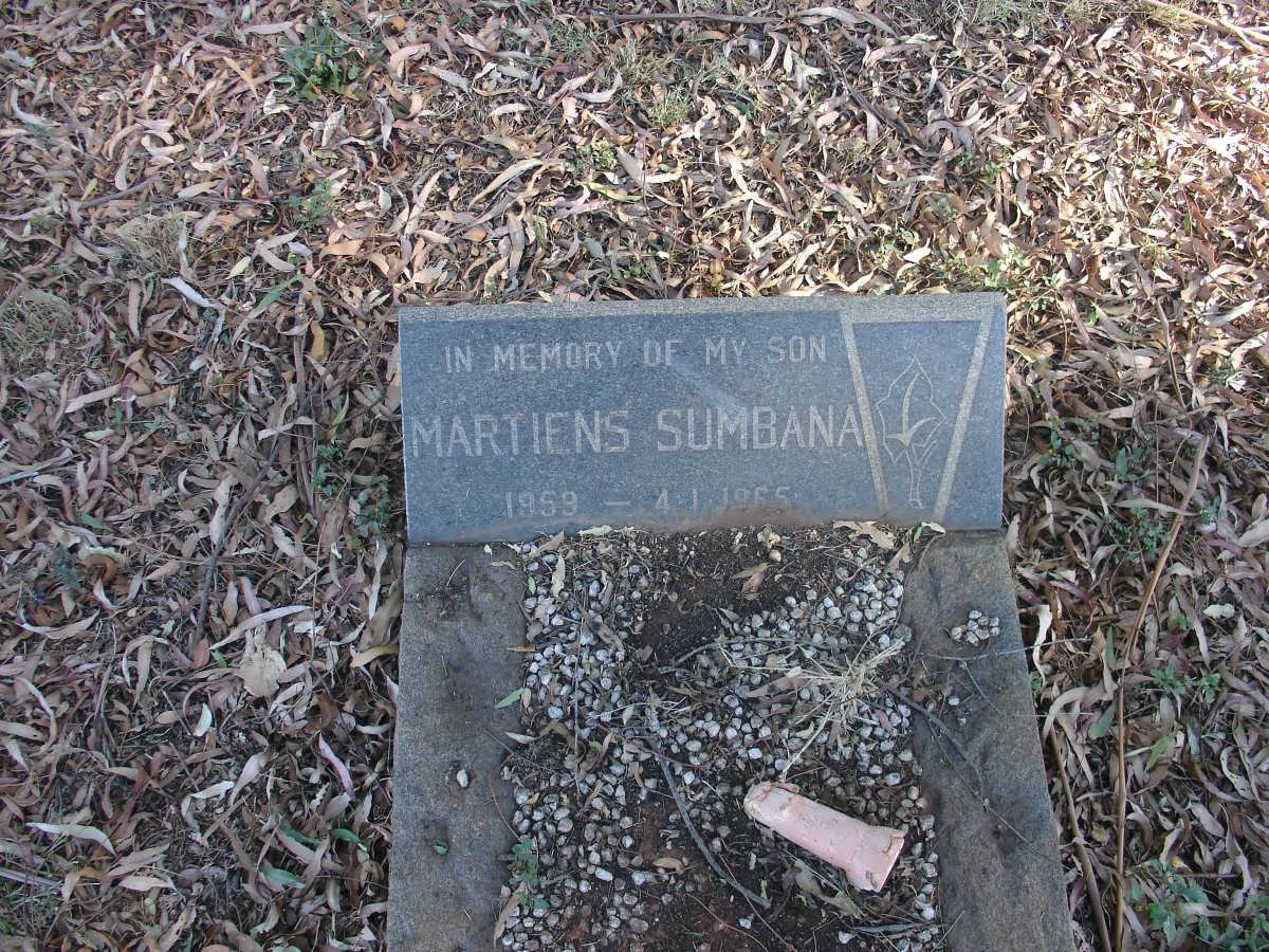 SUMBANA Martiens 1959-1965