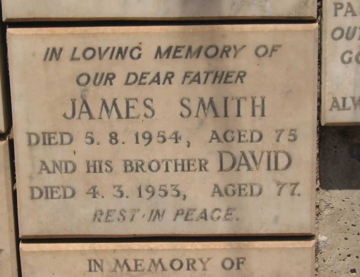 SMITH James -1954 :: SMITH David -1953