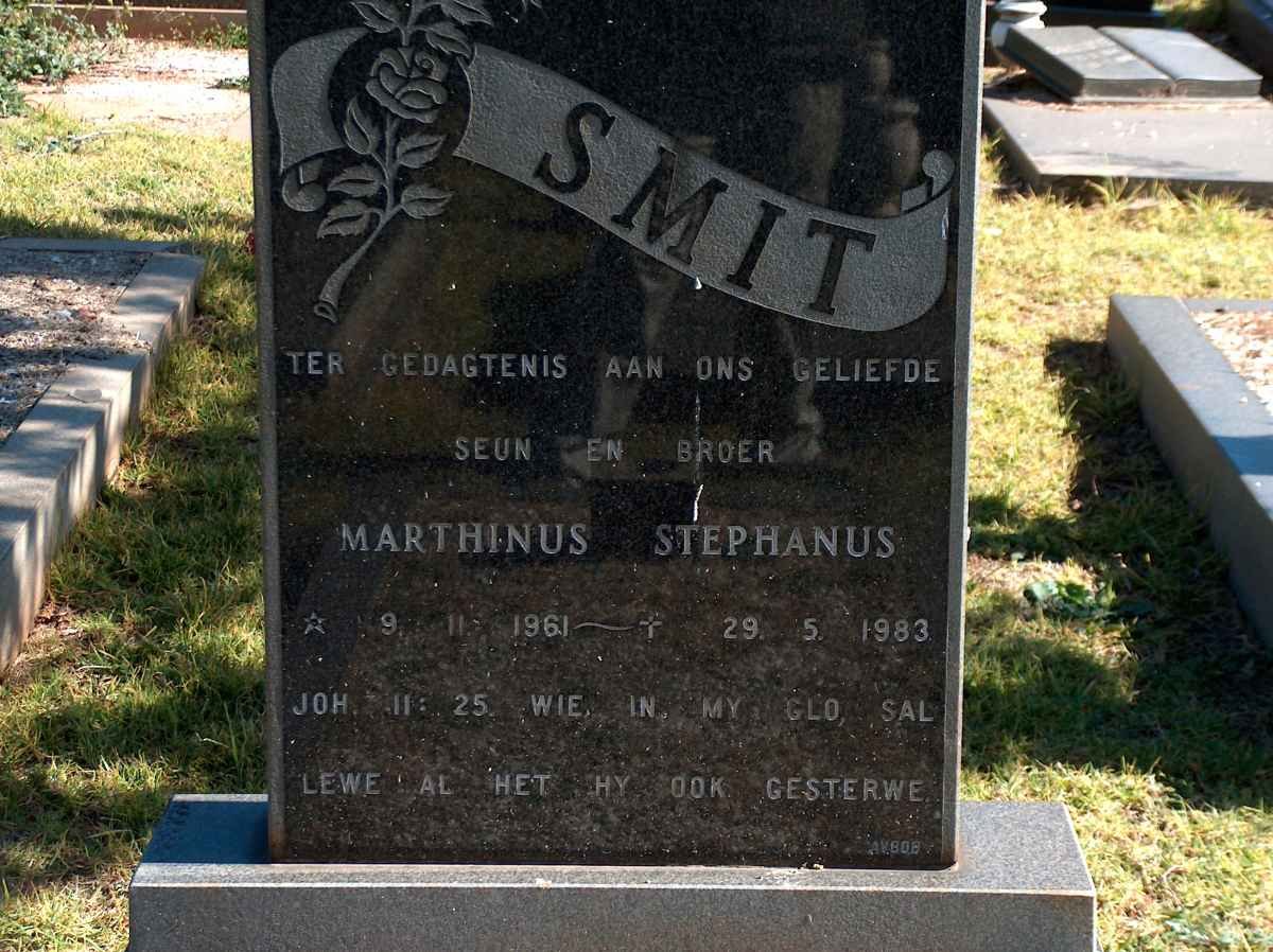 SMIT Marthinus Stephanus 1961-1983