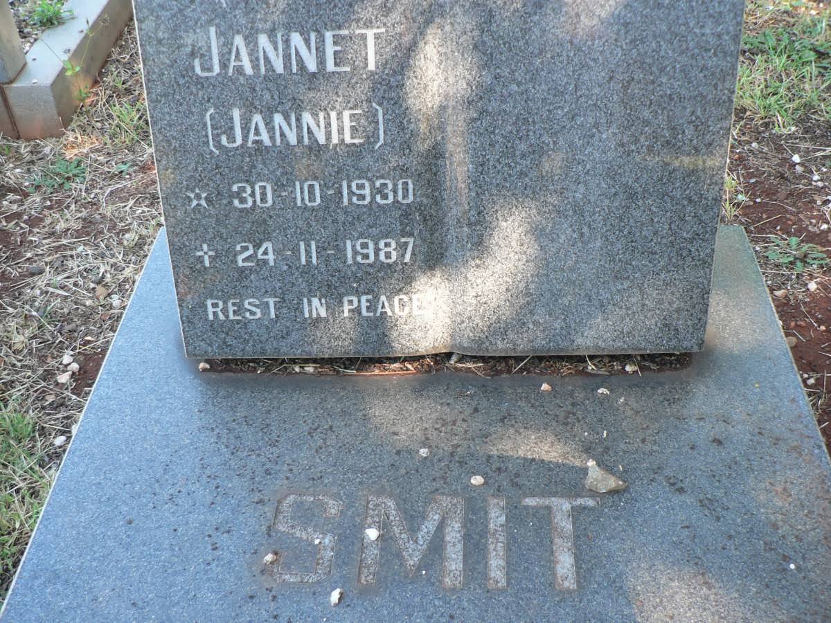 SMIT Jannet 1930-1987