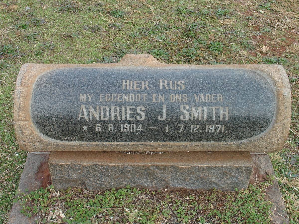 SMITH Andries J. 1904-1971