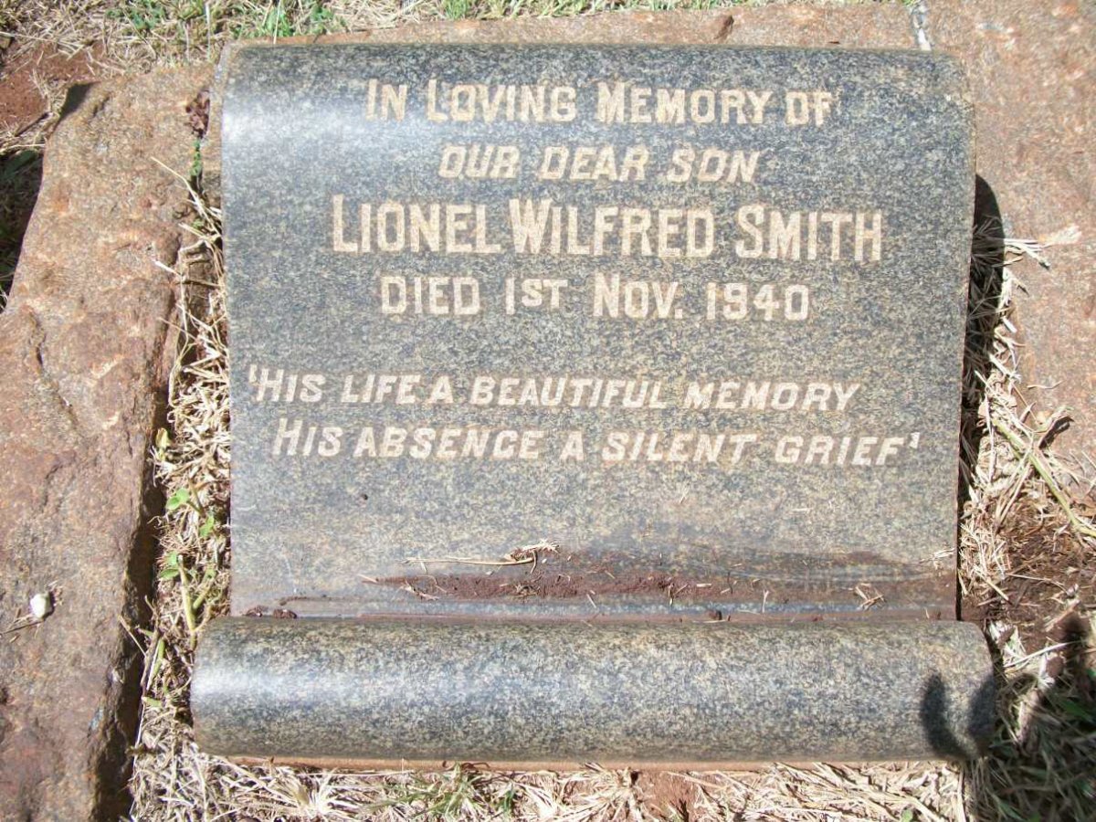 SMITH Lionel Wilfred -1940