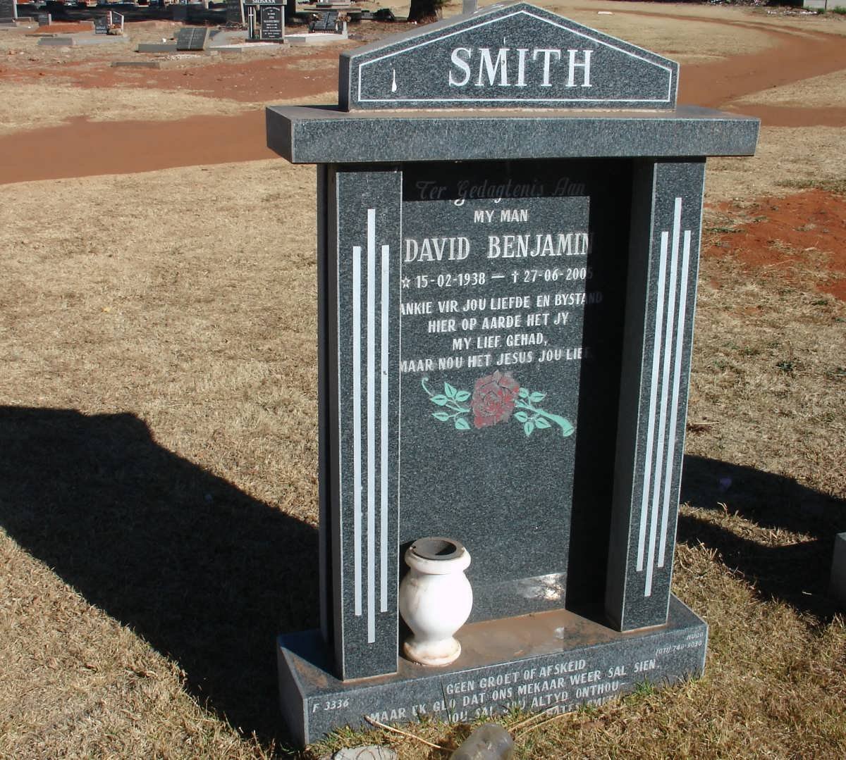 SMITH David Benjamin 1938-2005
