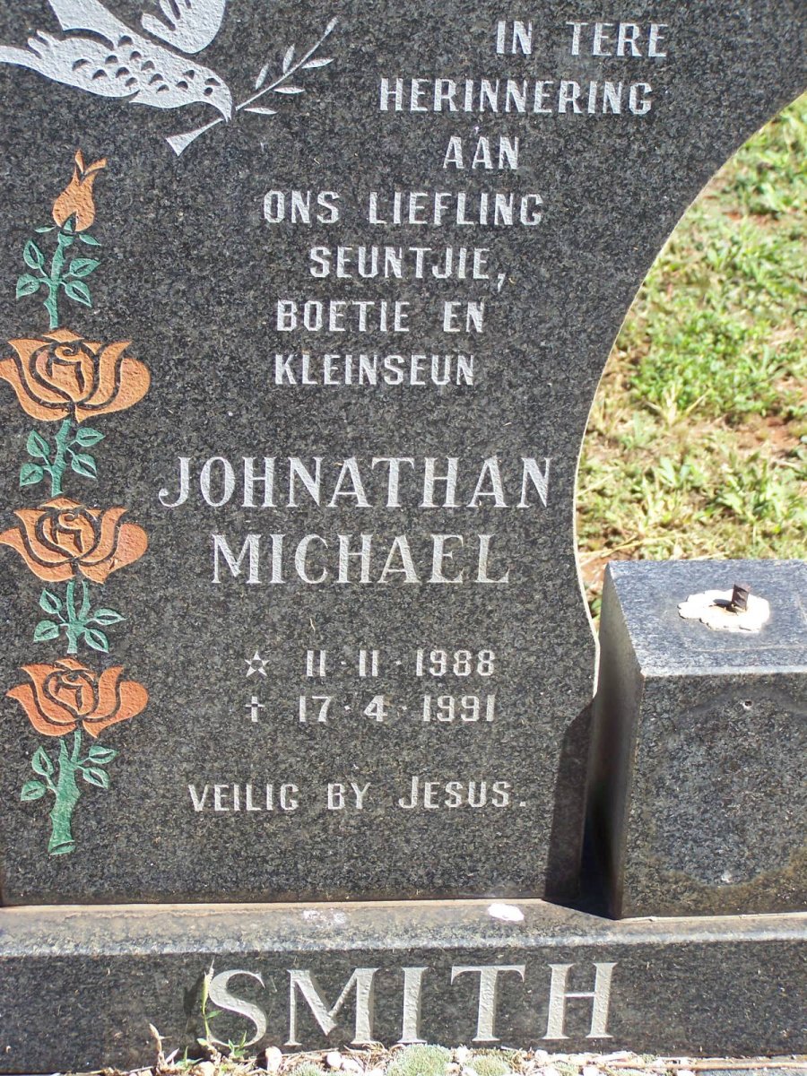 SMITH Johnathan Michael 1988-1991