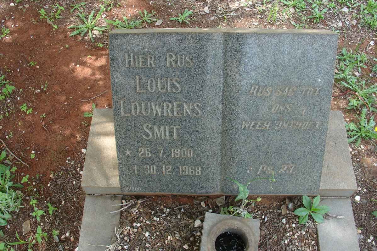 SMIT Louis Louwrens 1900-1968