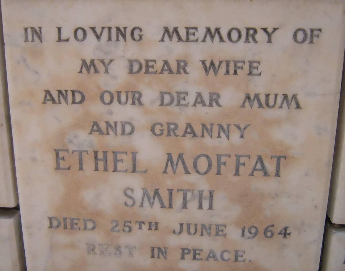 SMITH Ethel Moffat -1964