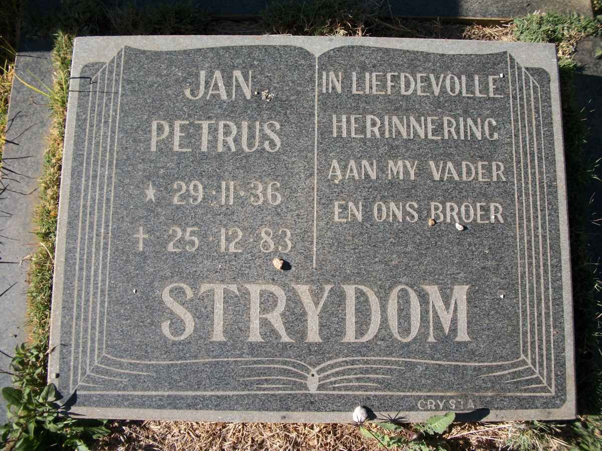 STRYDOM Jan Petrus 1936-1983