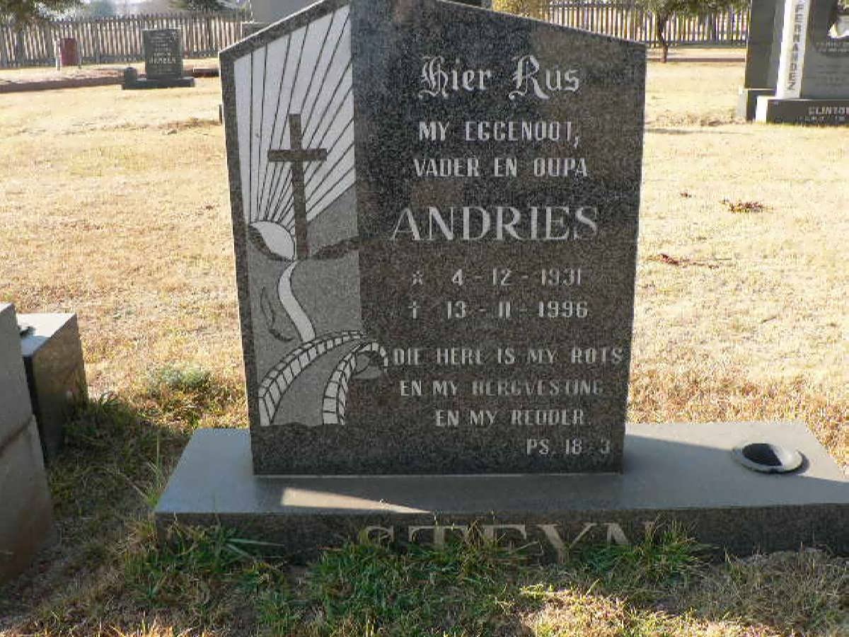 STEYN Andries 1931-1996