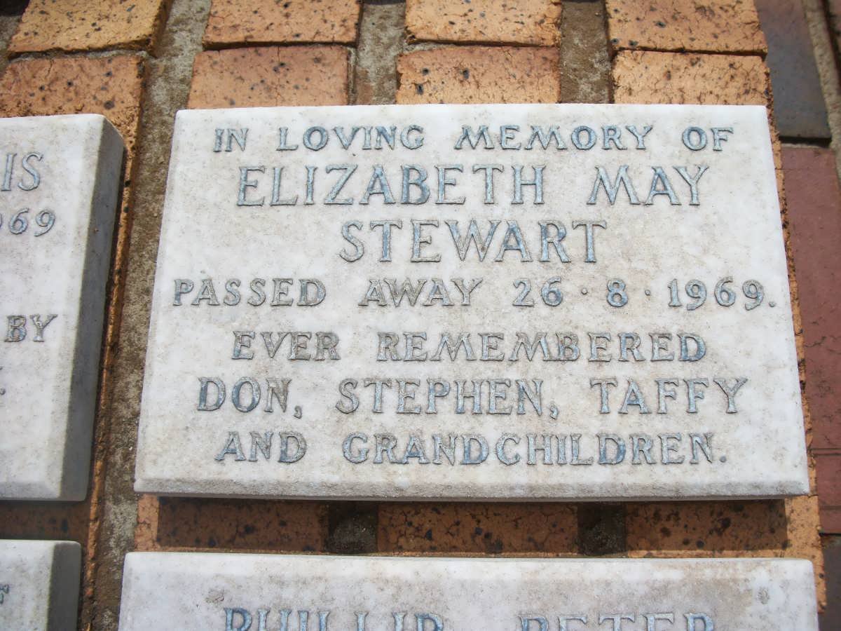 STEWART Elizabeth May -1969