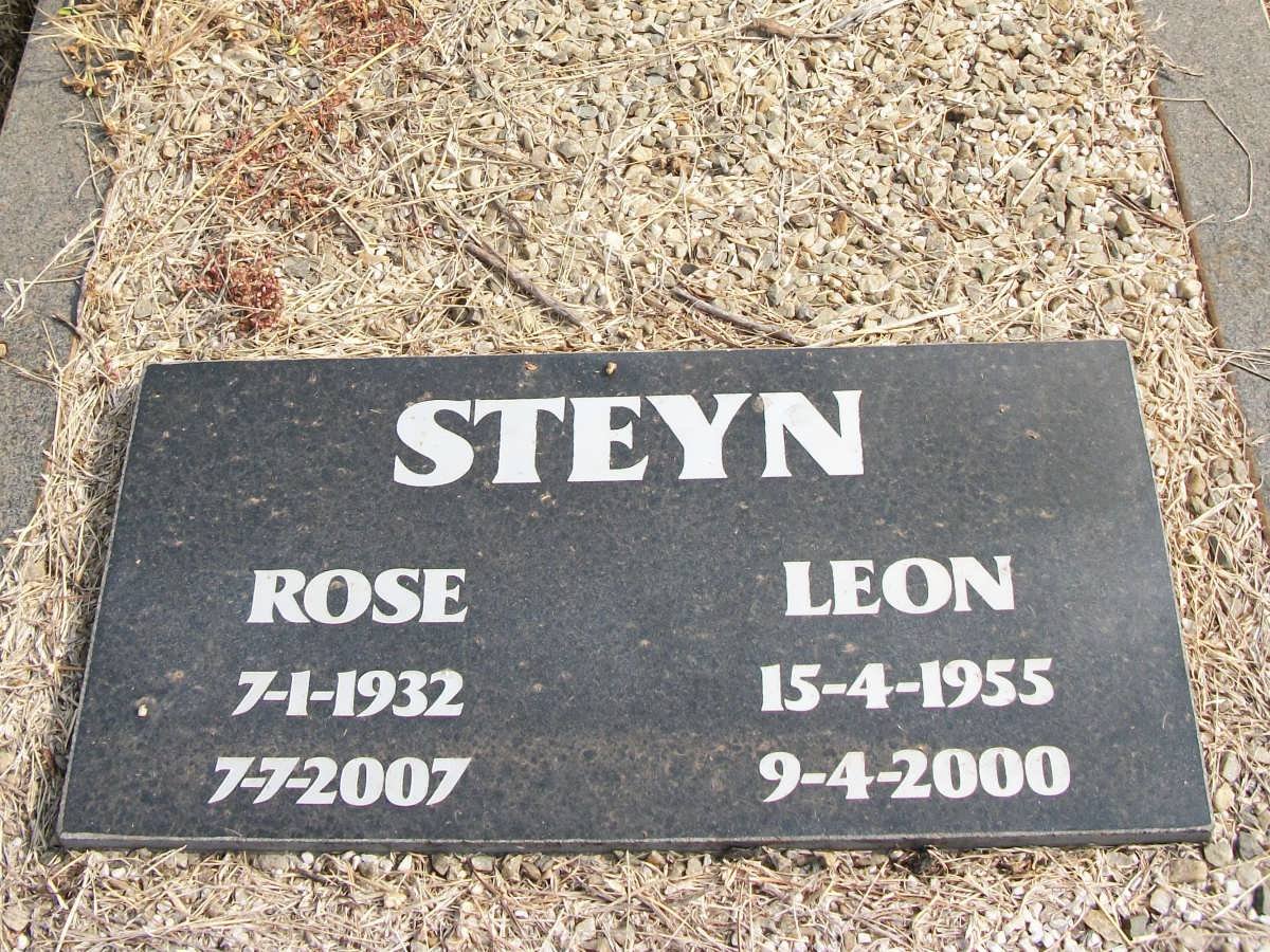 STEYN Leon 1955-2000 :: STEYN Rose 1932-2007