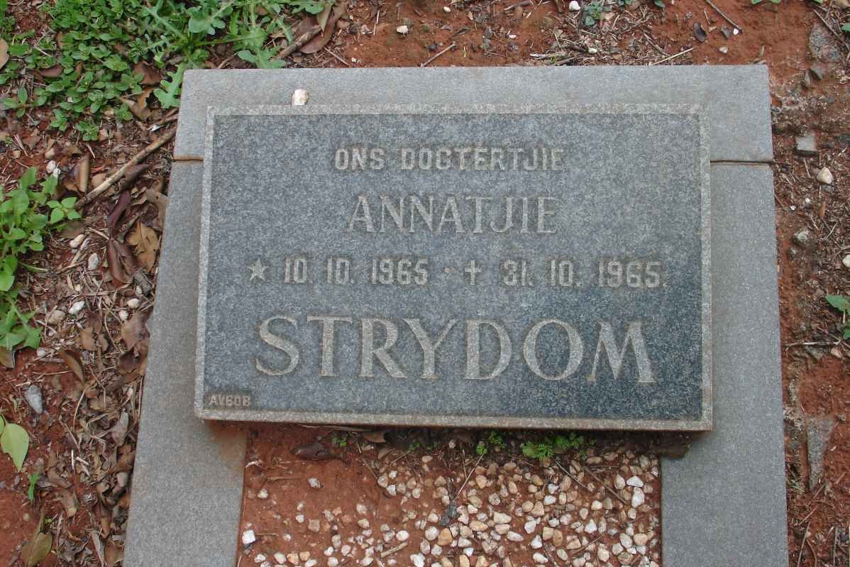 STRYDOM Annatjie 1965-1965