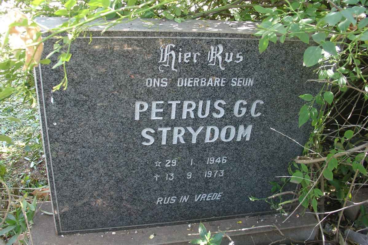 STRYDOM Petrus G.C. 1946-1973