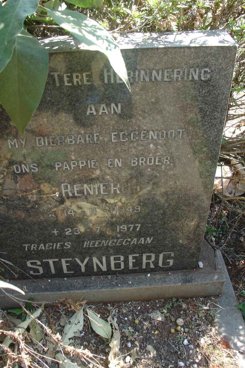 STEYNBERG Renier 1949-1977