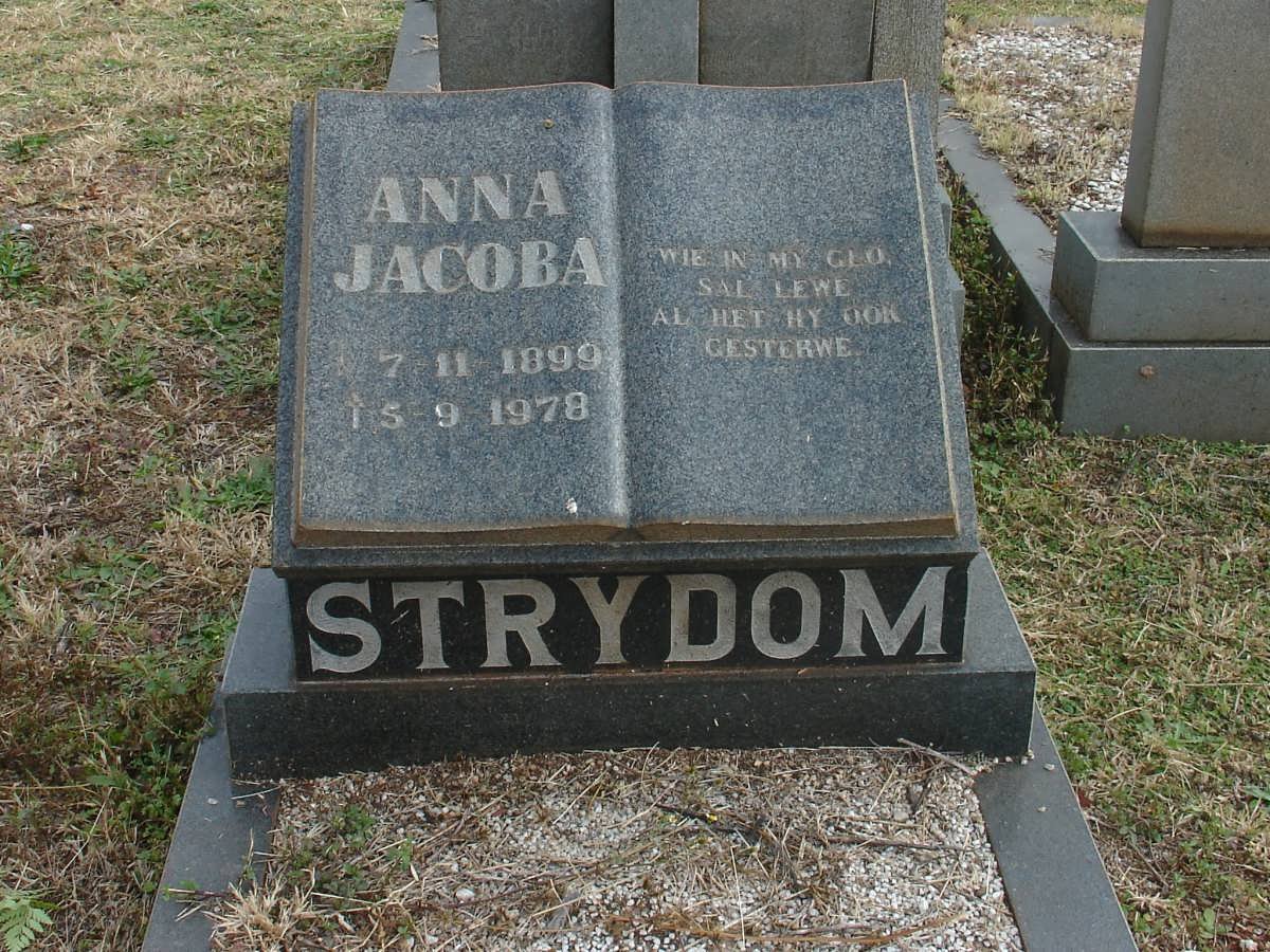 STRYDOM Anna Jacoba 1899-1978