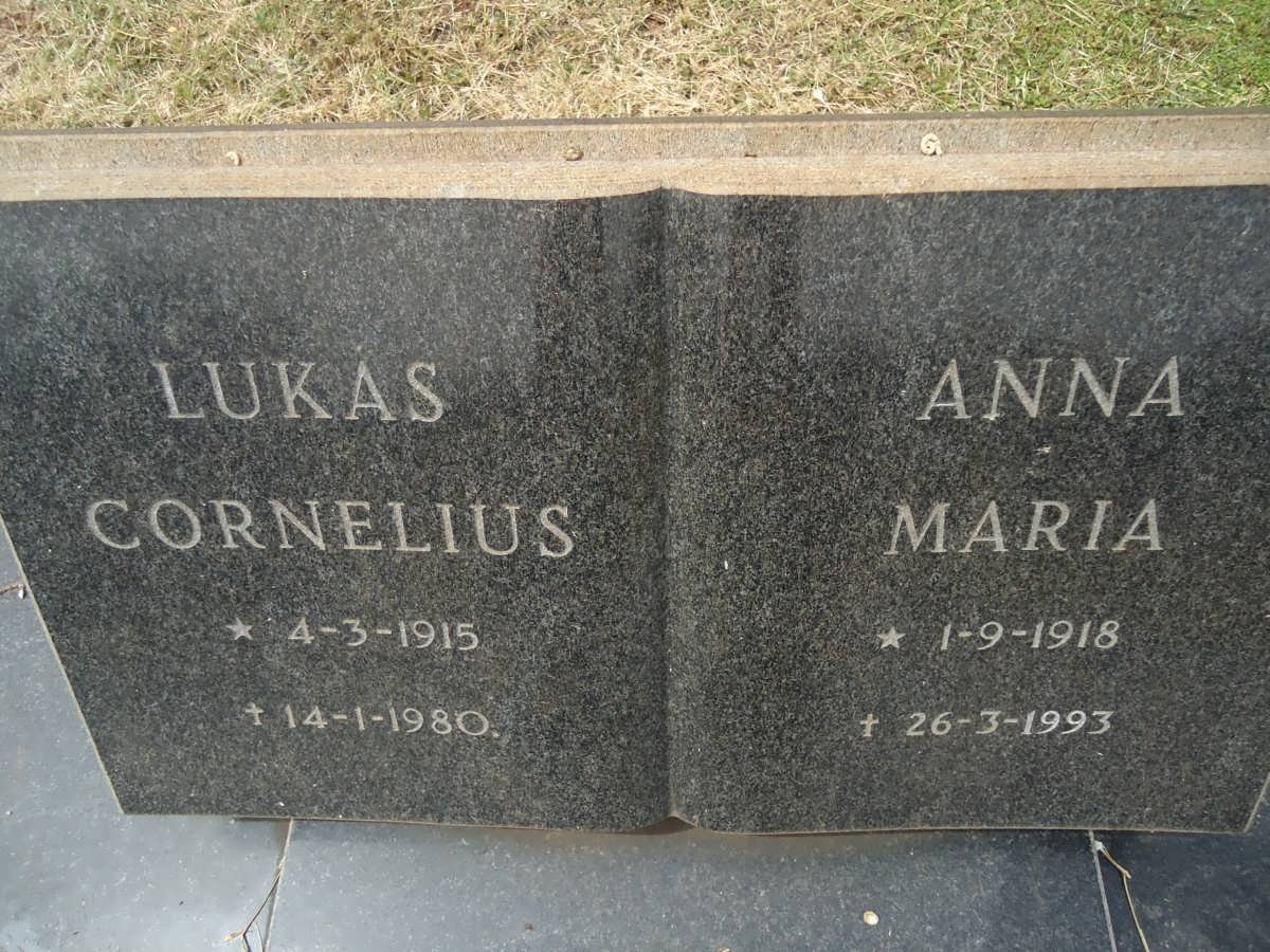 STEYN Lukas Cornelius 1915-1980 &amp; Anna Maria 1918-1993
