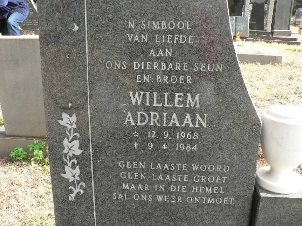 STRYDOM Willem Adriaan 1968-1984