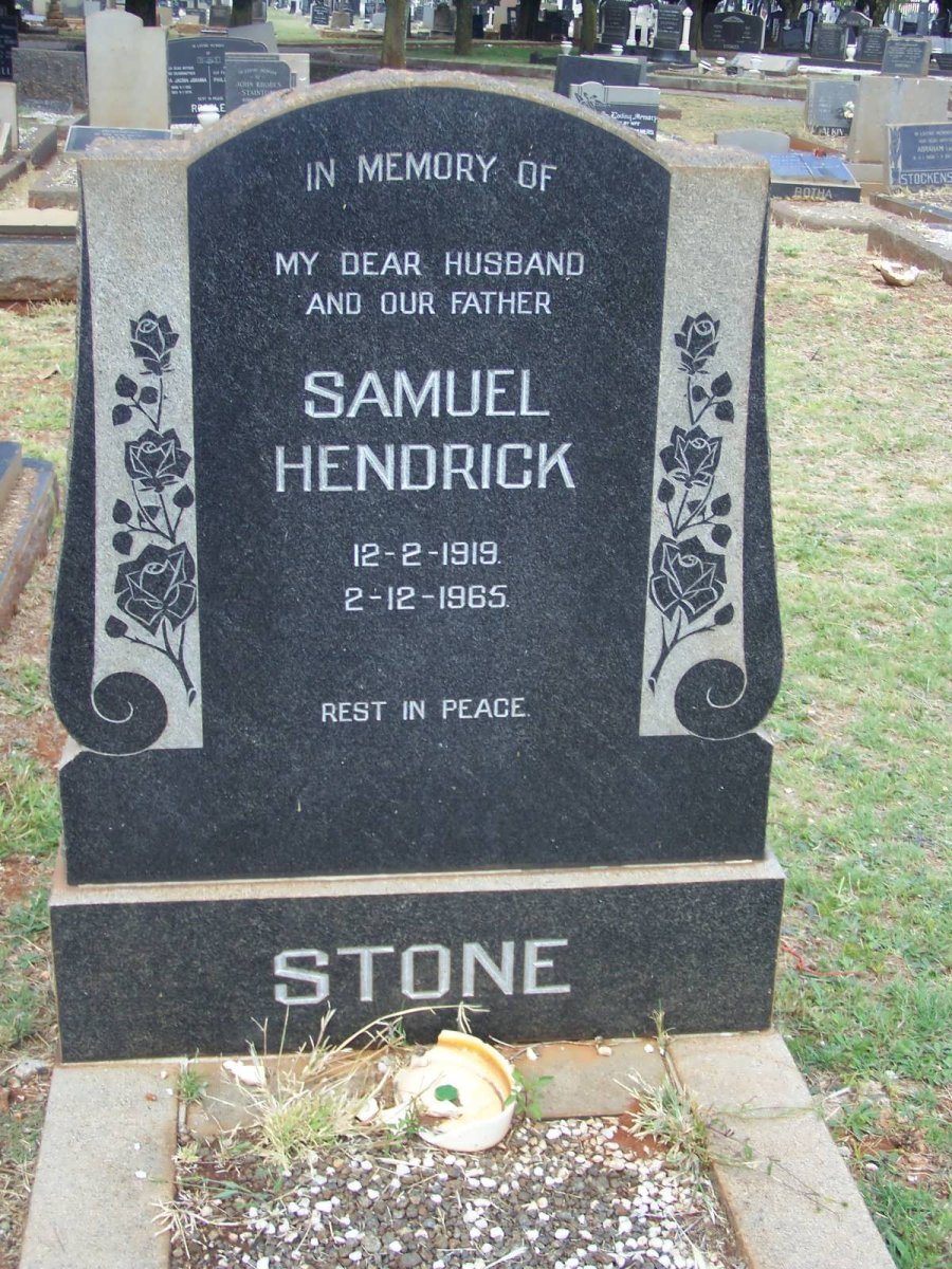 STONE Samuel Hendrick 1919-1965