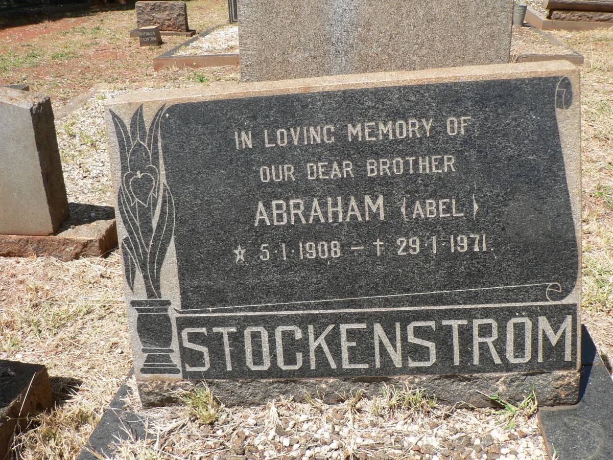 STOCKENSTRÖM Abraham 1908-1971