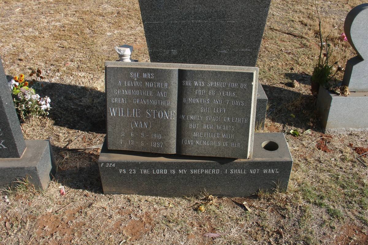 STONE Willie 1910-1997