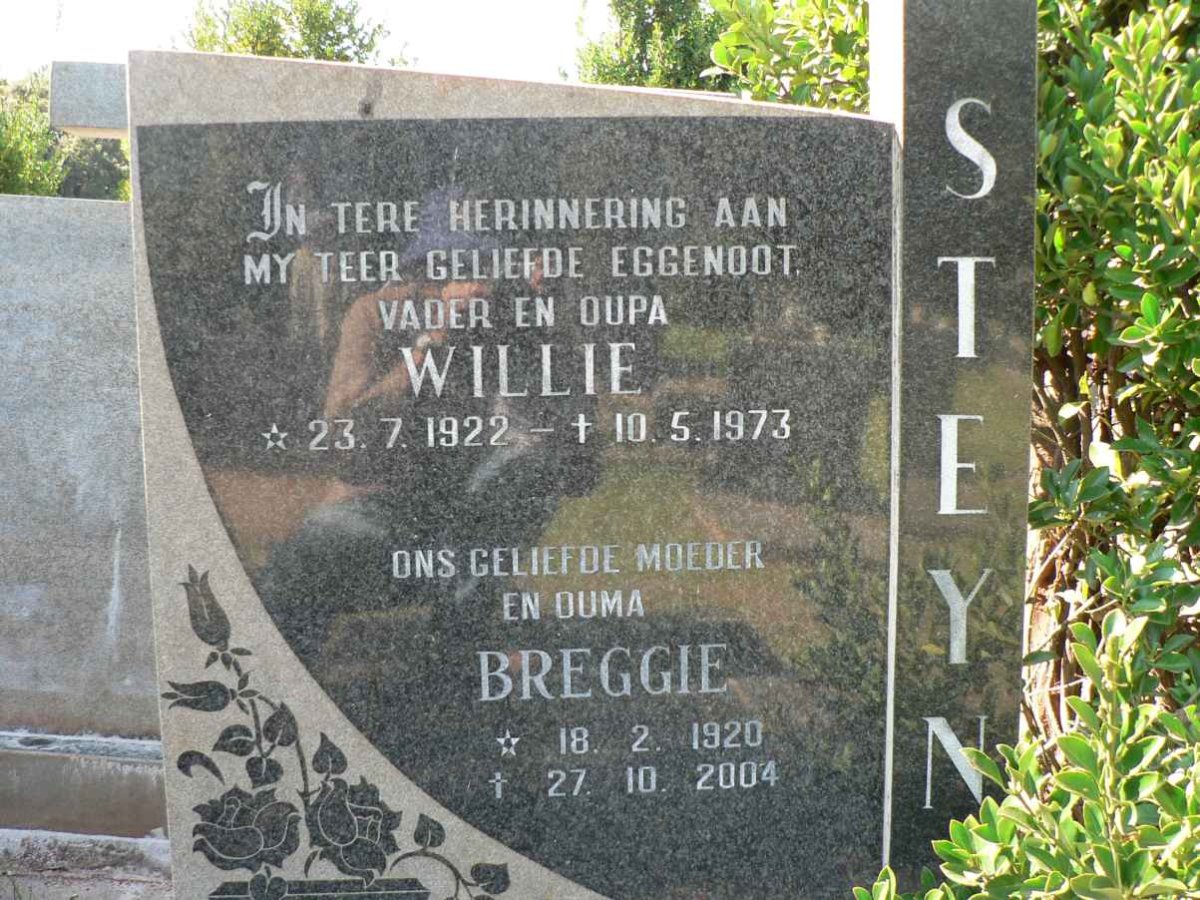 STEYN Willie 1922-1973 &amp; Breggie 1920-2004