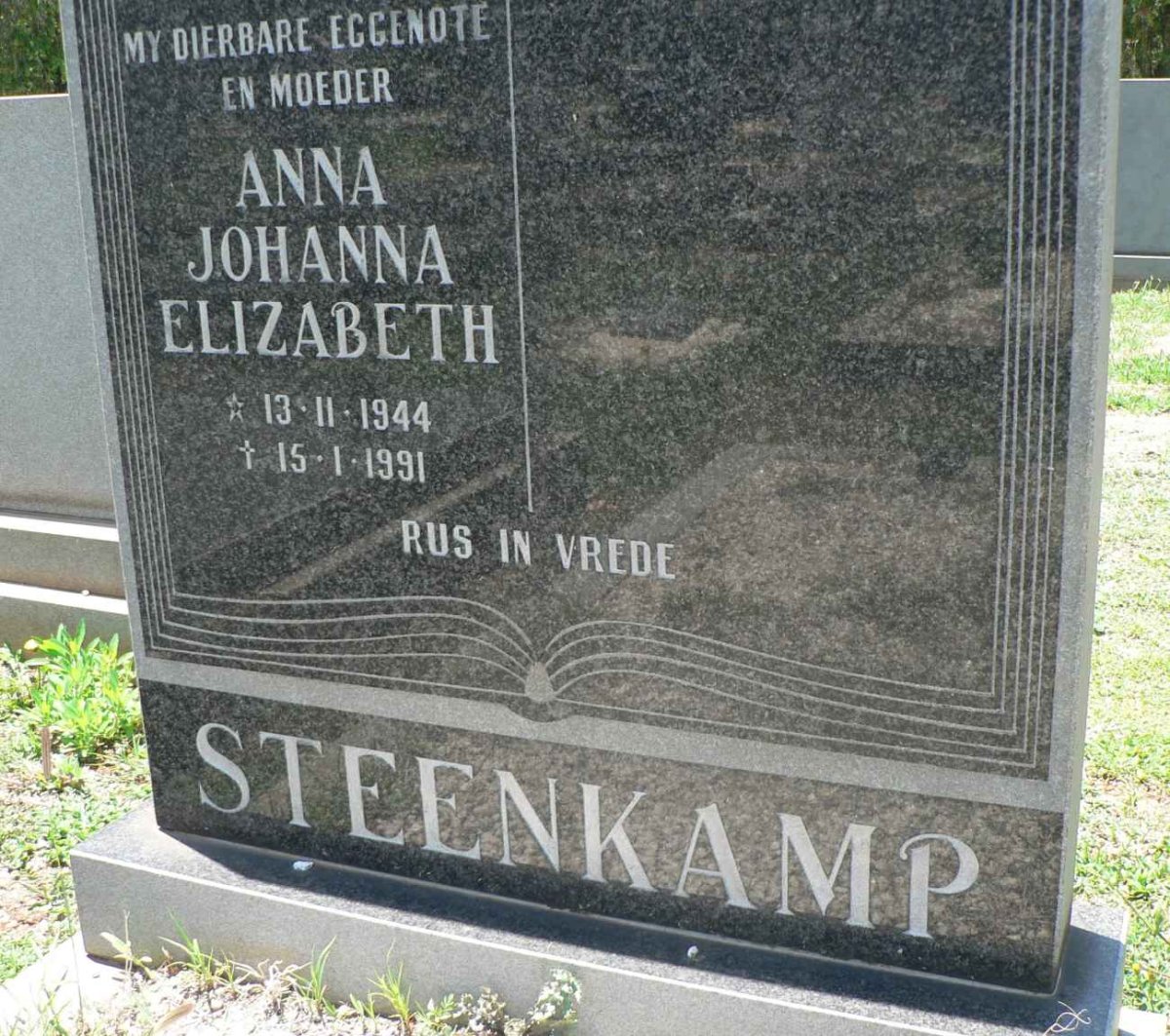 STEENKAMP Anna Johanna Elizabeth 1944-1991