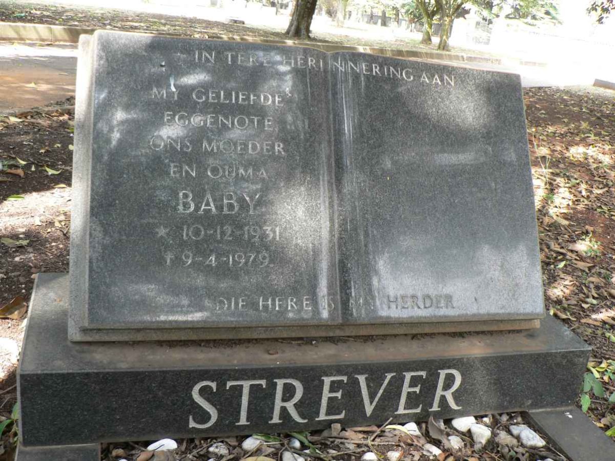 STREVER Baby 1931-1979