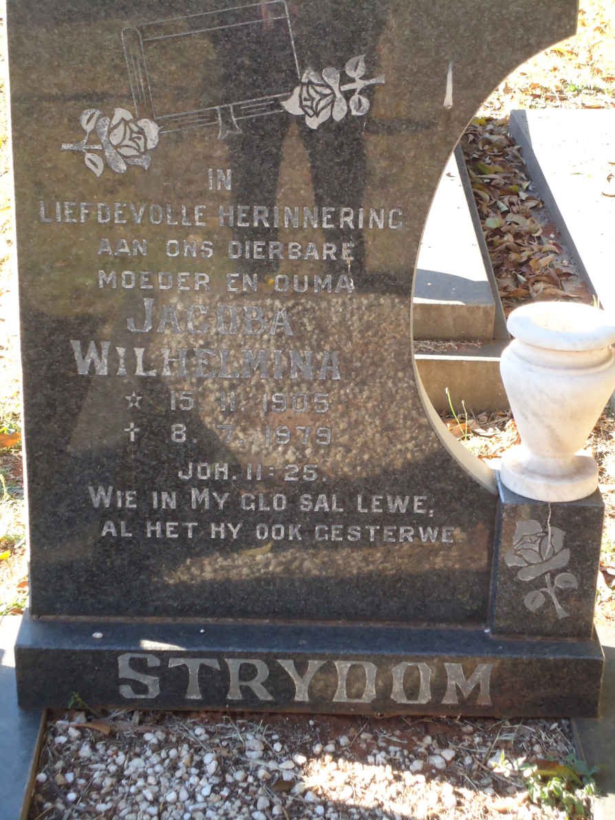 STRYDOM Jacoba Wilhelmina 1905-1979