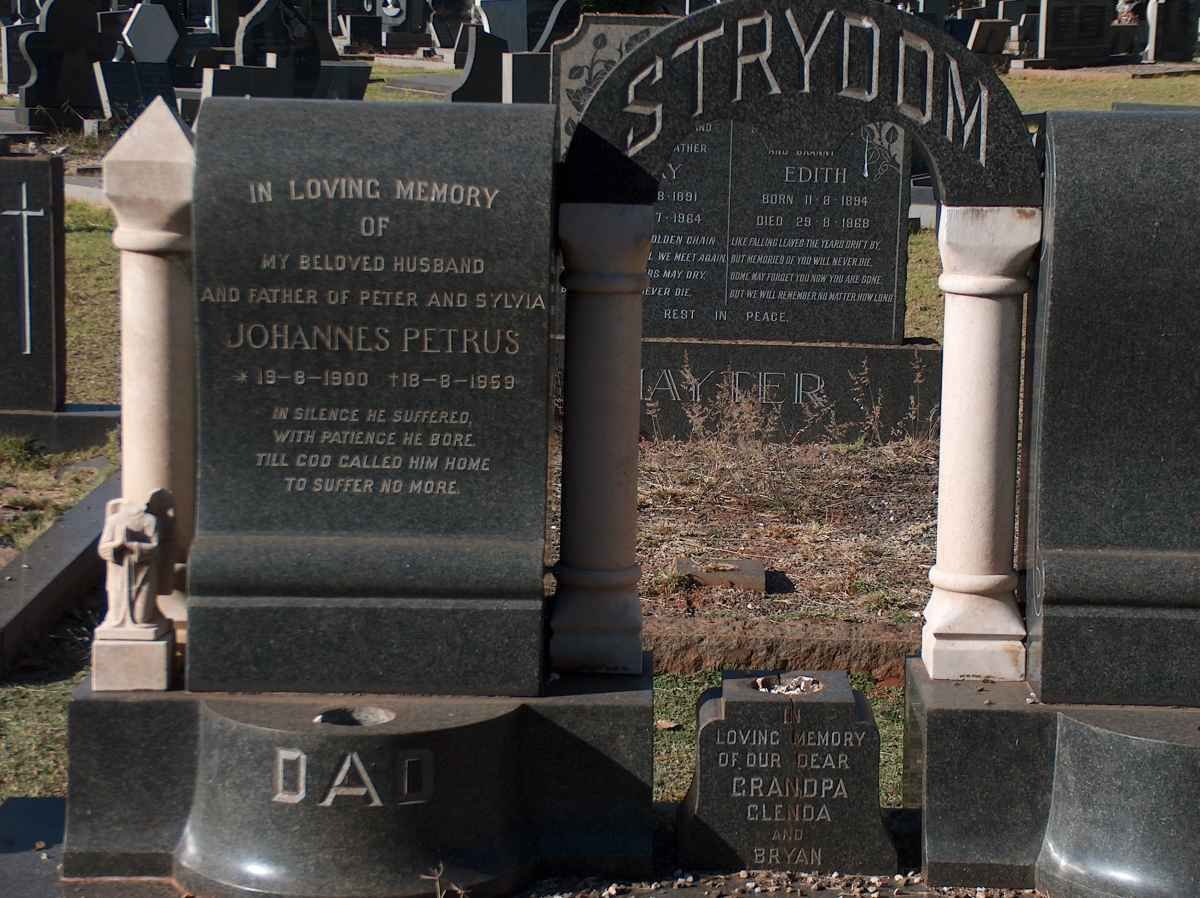 STRYDOM Johannes Petrus 1900-1959 :: STRYDOM Peter