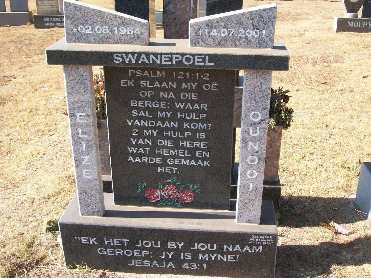 SWANEPOEL Elize 1964-2001