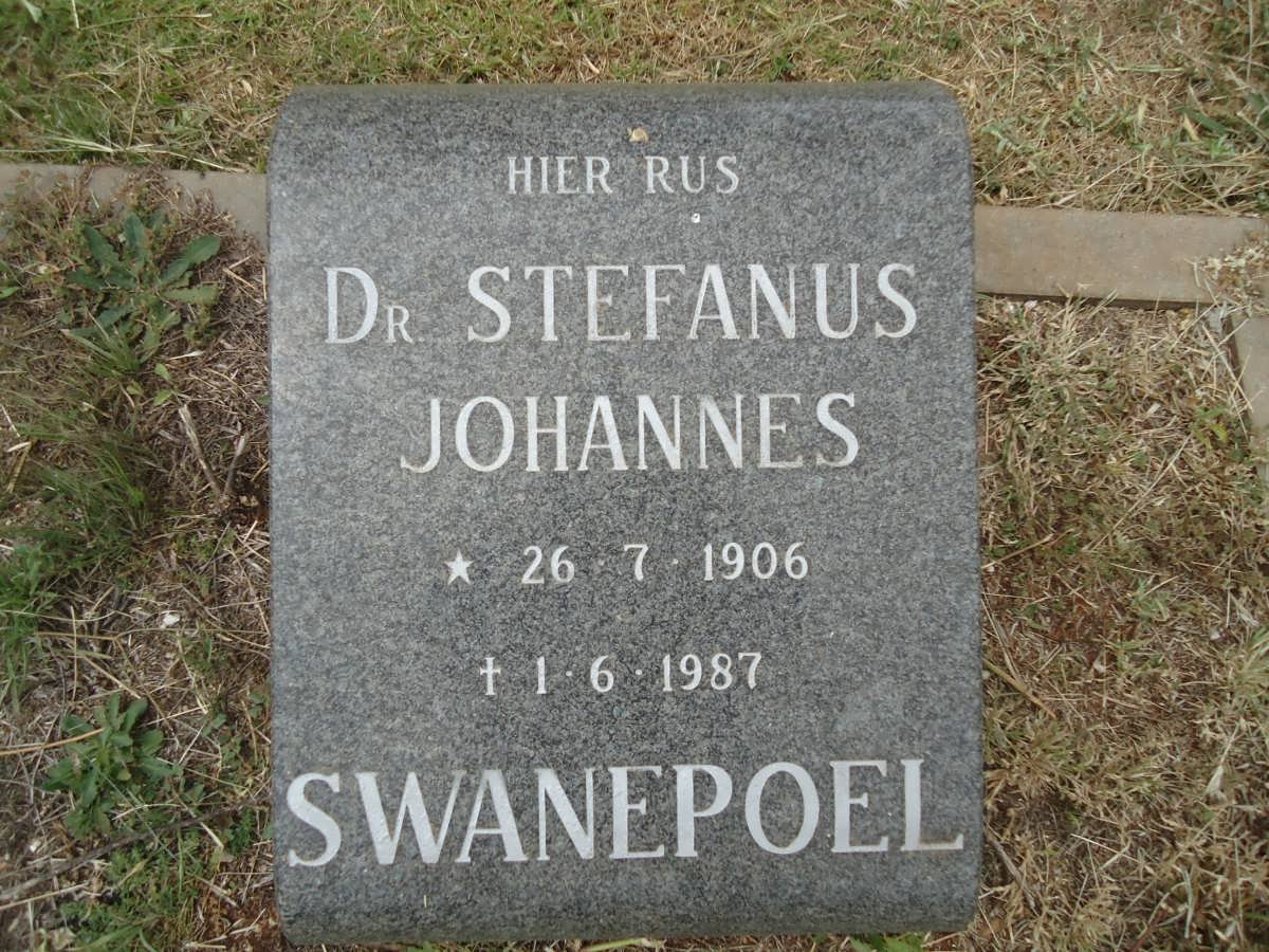 SWANEPOEL Stefanus Johannes 1906-1987