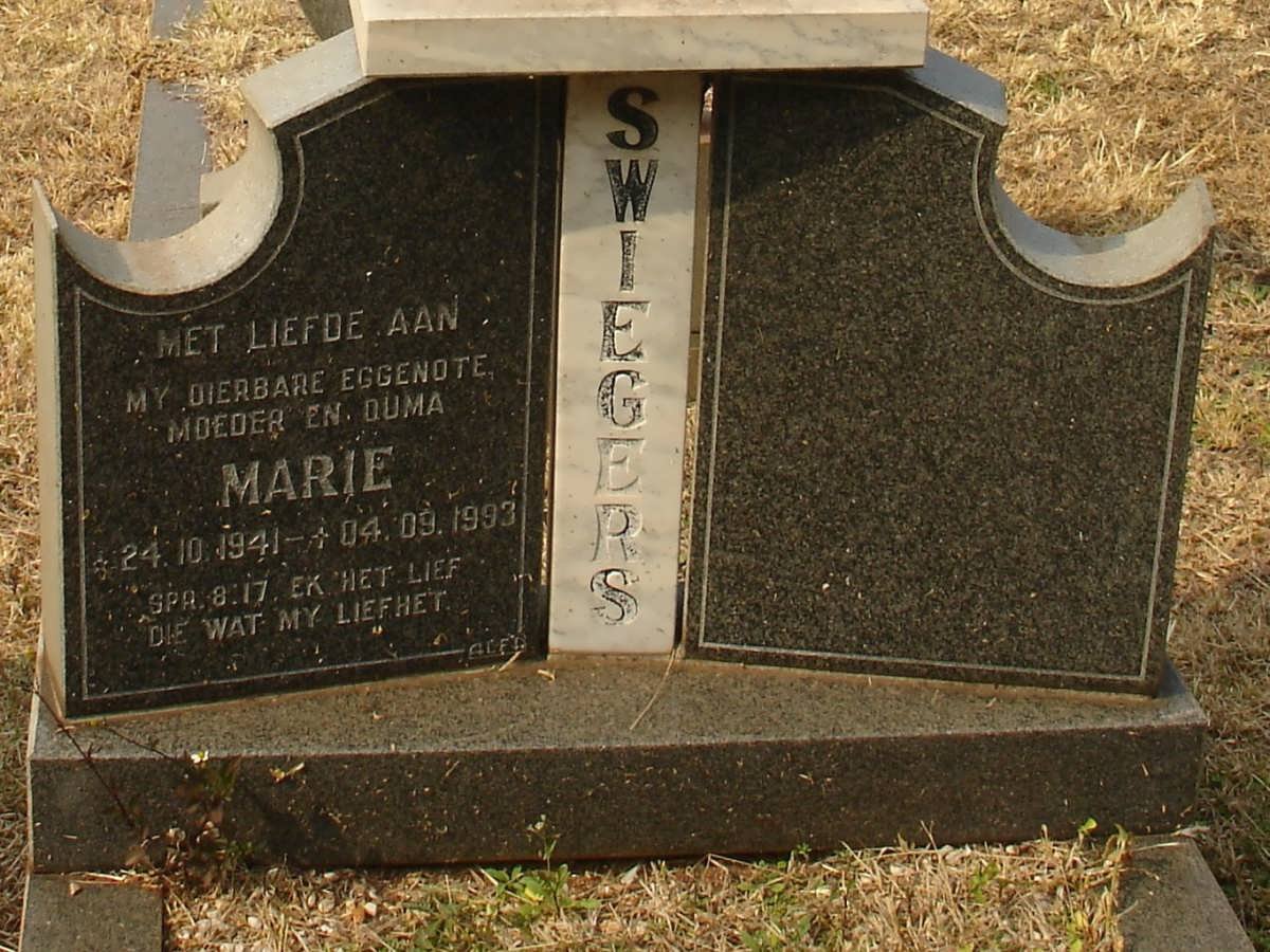 SWIEGERS Marie 1941-1993