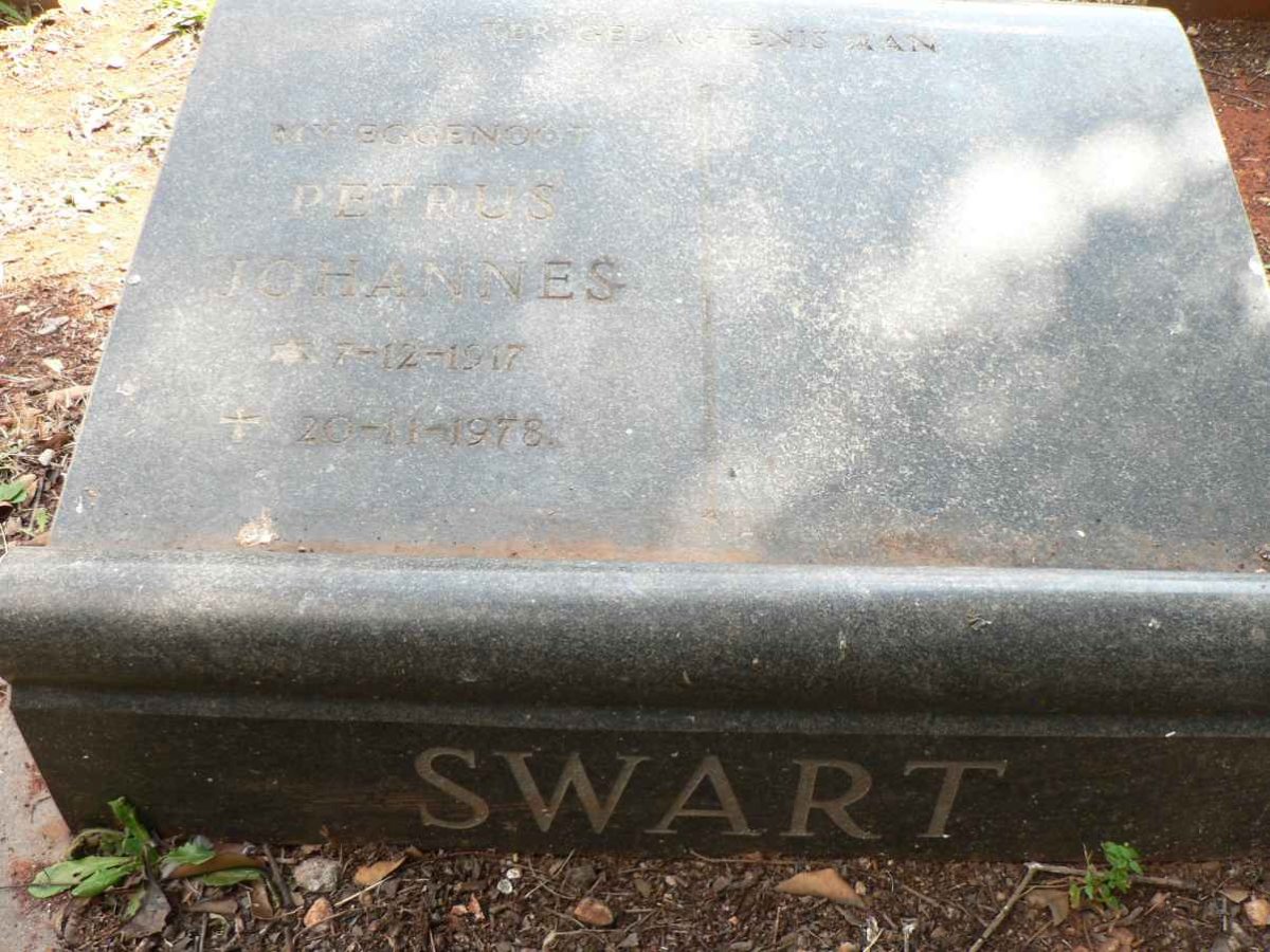 SWART Petrus Johannes 1917-1978