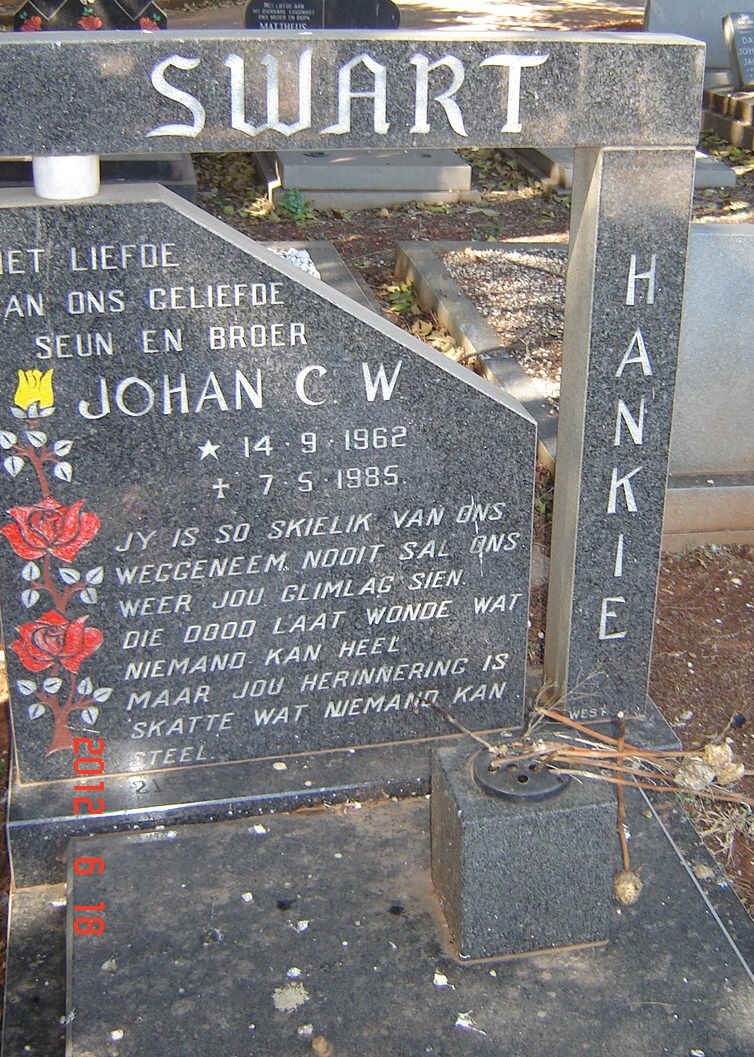SWART Johan C.W. 1962-1985
