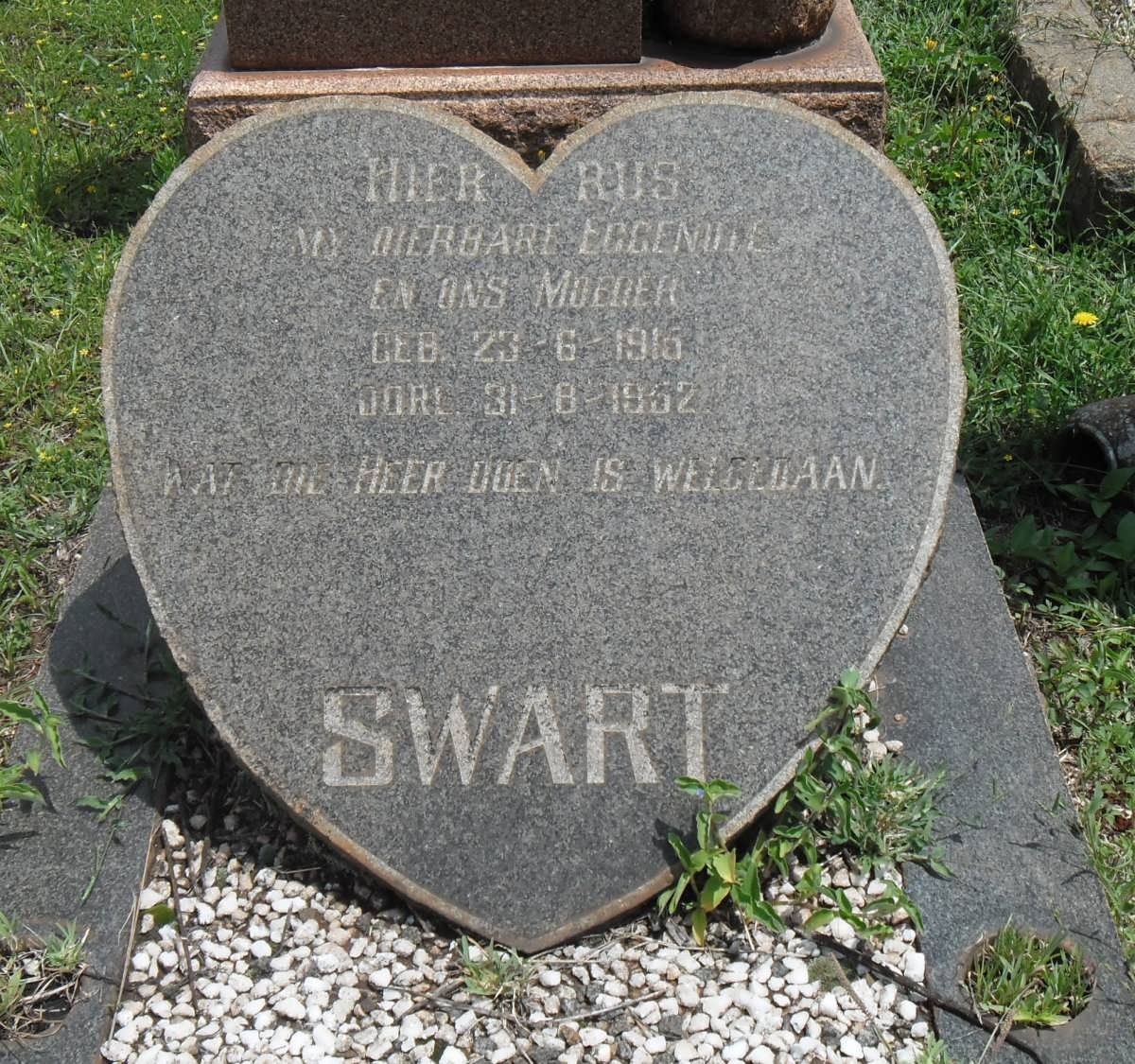 SWART Moeder 1915-1952