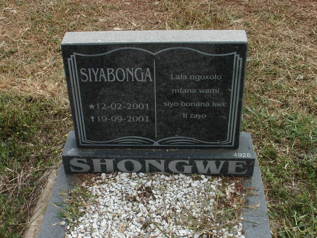 SHONGWE Siyabonga 2001-2001