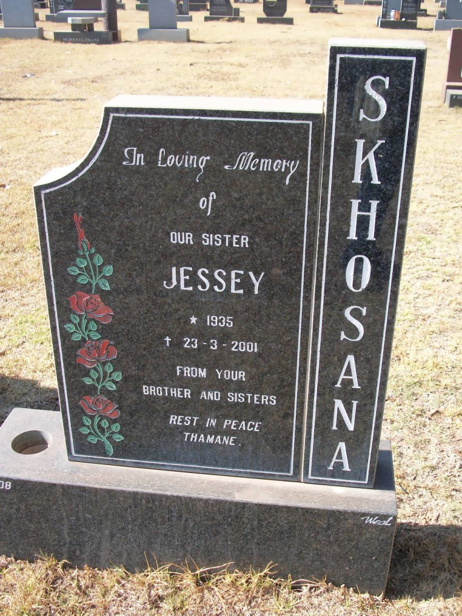 SKHOSANA Jessey 1935-2001