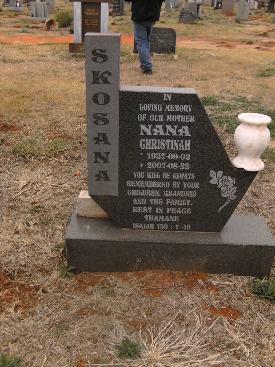 SKOSANA Nana Christinah 1937-2007