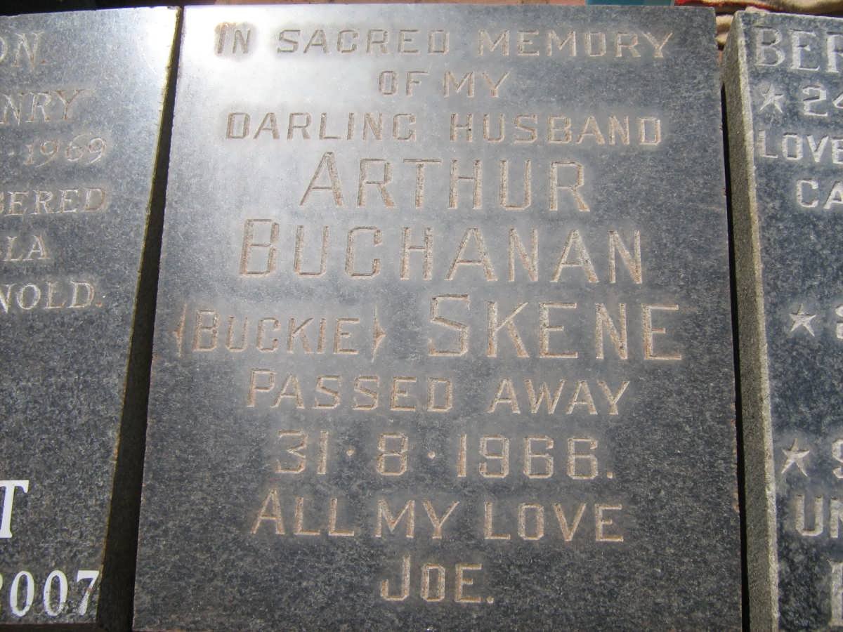 SKENE Arthur Buchanan -1966
