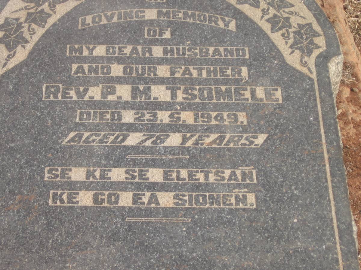 TSOMELE P.M. -1949