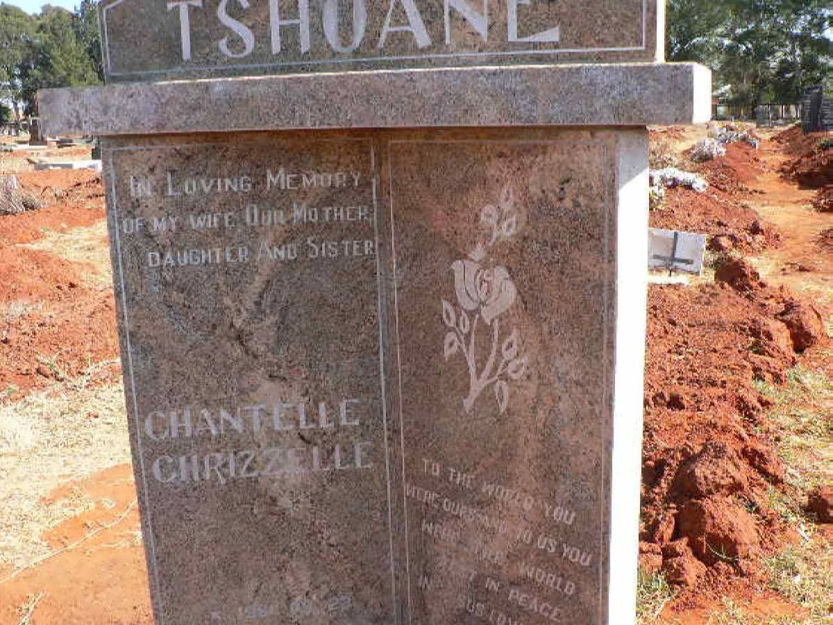 TSHOANE Chantelle Chrizzelle 1961-2010