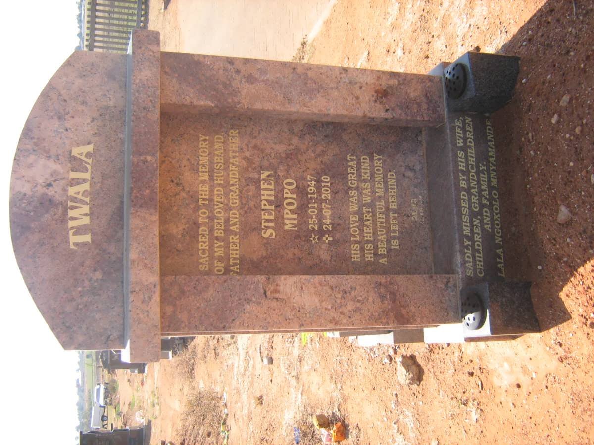 TWALA Stephen Mpopo 1947-2010