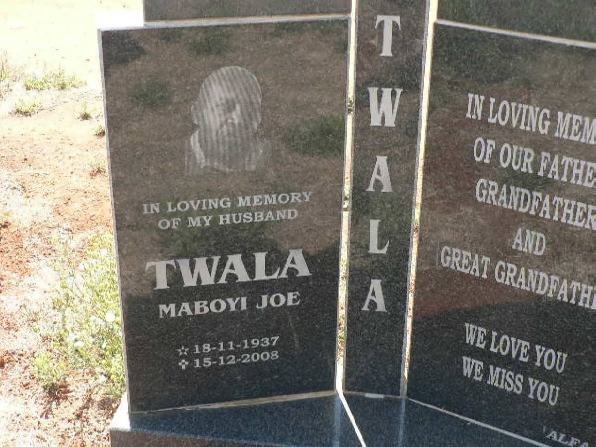 TWALA Maboyi Joe 1937-2008